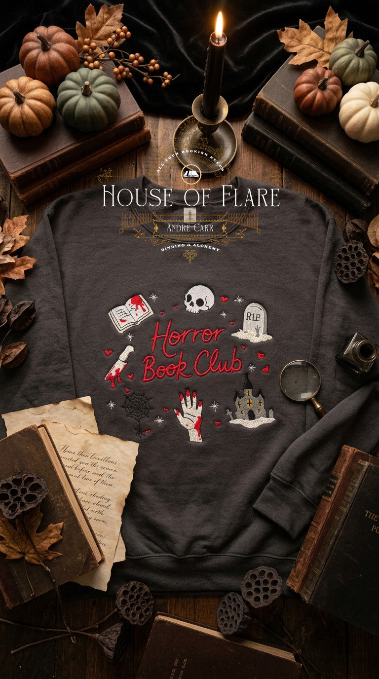 Horror Book Club - Embroidered Unisex Sweater