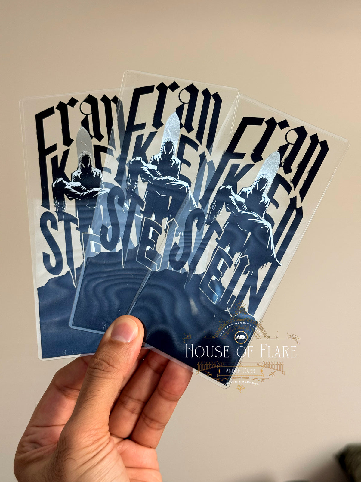 Frankenstein | Distressed Transparent Bookmark