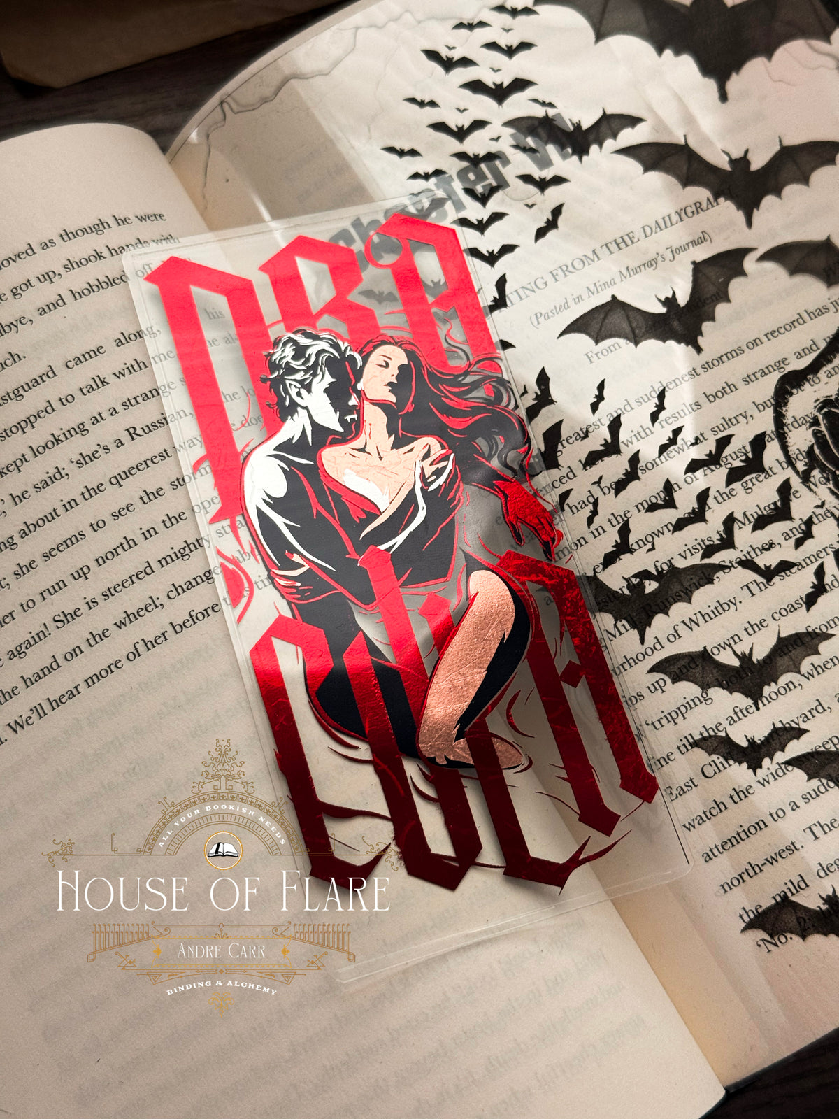 DRACULA | Transparent Bookmark