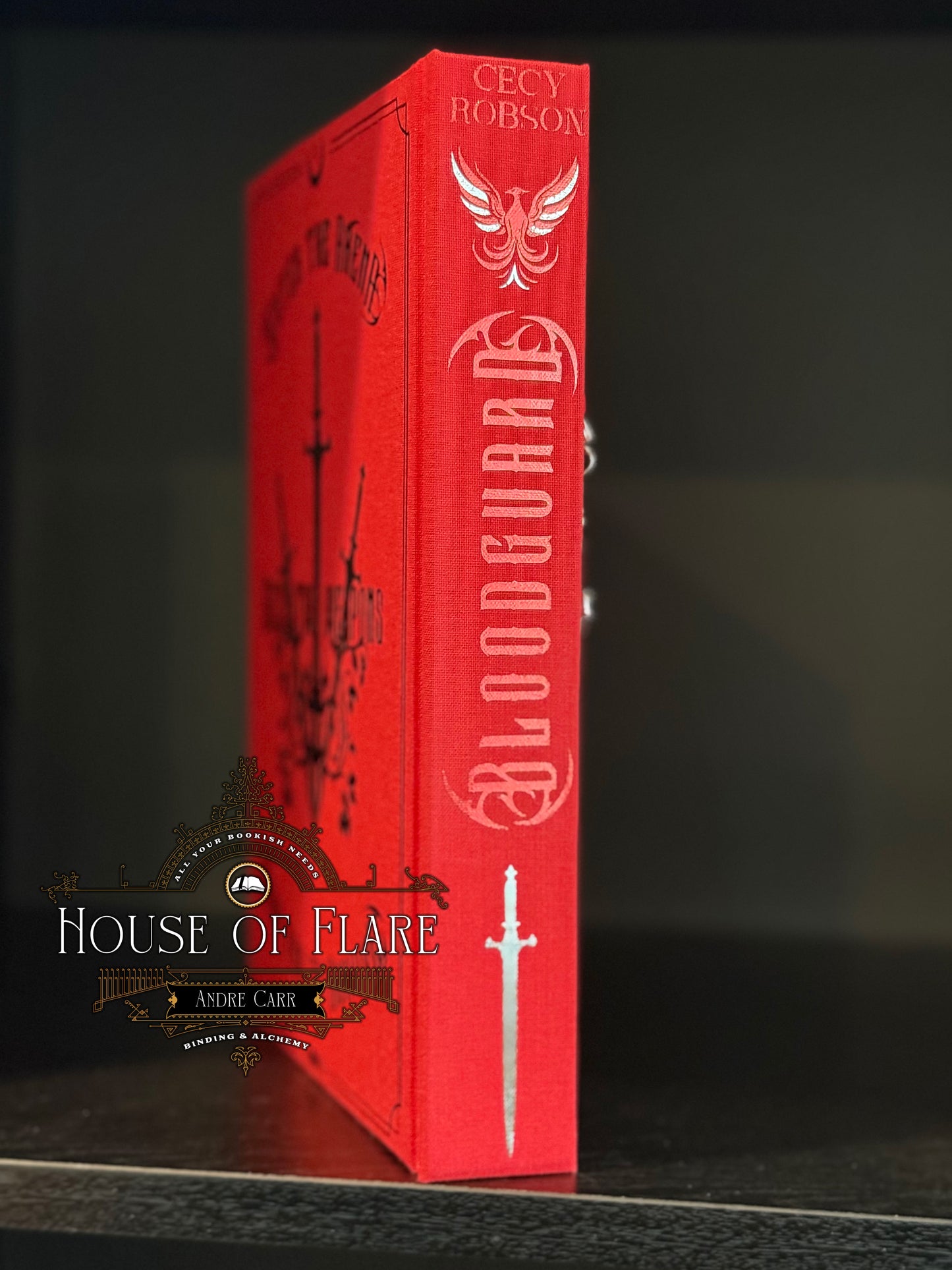 Rebound Bloodguard (WITH SLIPCASE) by Cecy Robson – Red & Silver Foil Edition