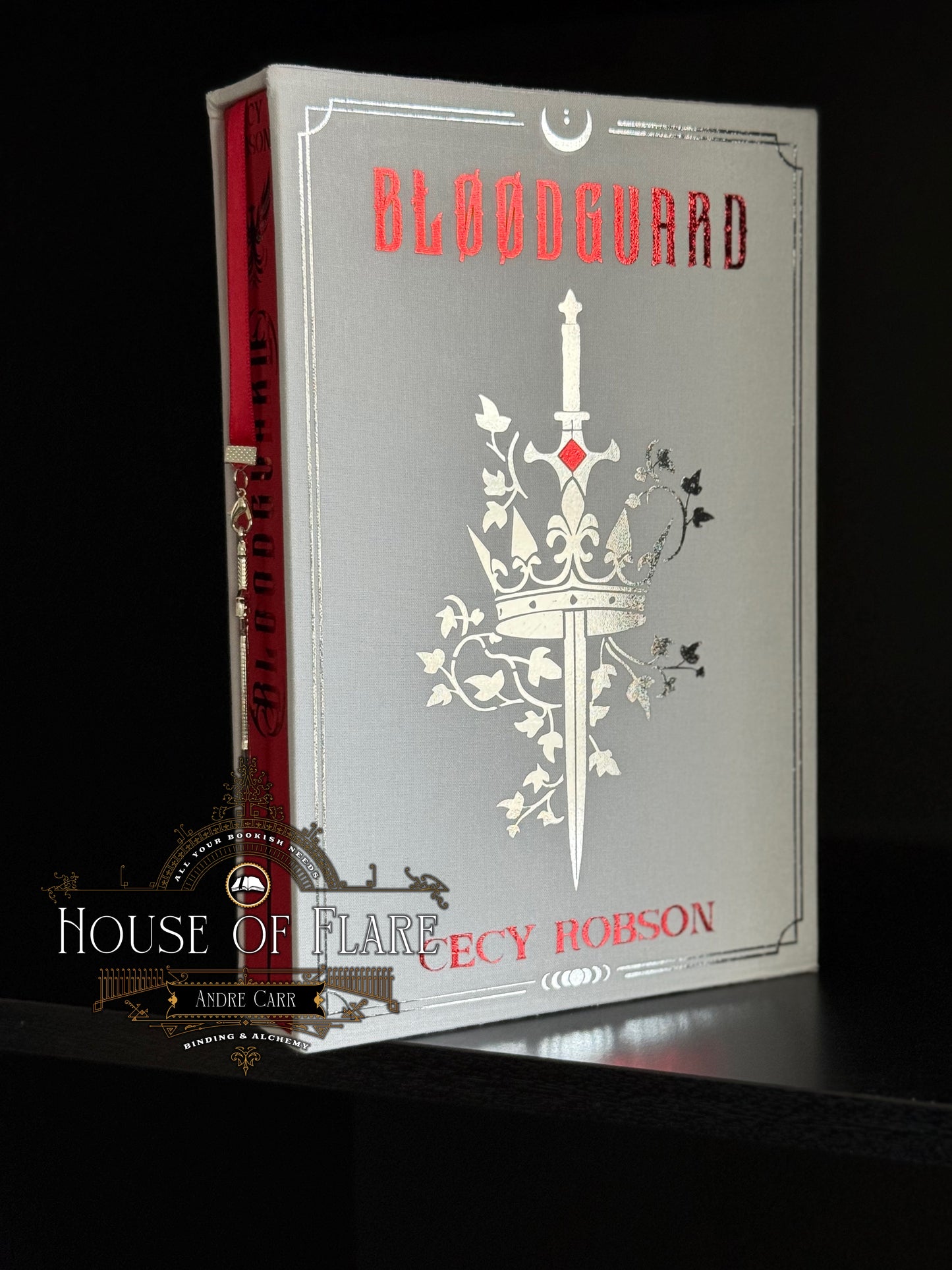 Rebound Bloodguard (WITH SLIPCASE) by Cecy Robson – Red & Silver Foil Edition