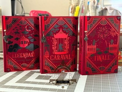 Caraval Series (NO CASE) – Maroon Illusionist Edition | Custom | Rebound