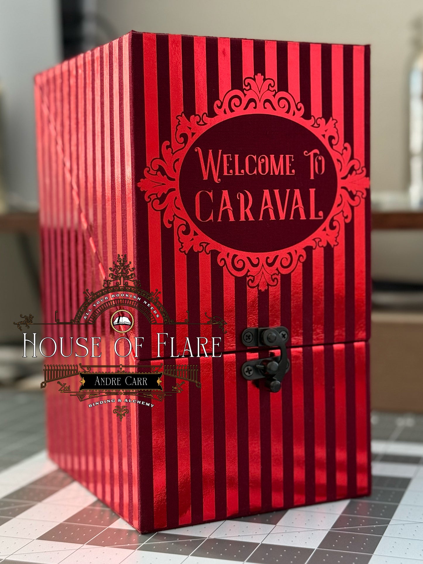 Caraval Series (WITH CASE) – Maroon Illusionist Edition | Custom | Rebound