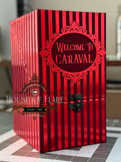 Caraval Series (WITH CASE) – Maroon Illusionist Edition | Custom | Rebound