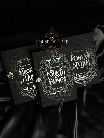 Fourth Wing Trilogy – Obsidian Edition MADE TO ORDER Custom Rebound