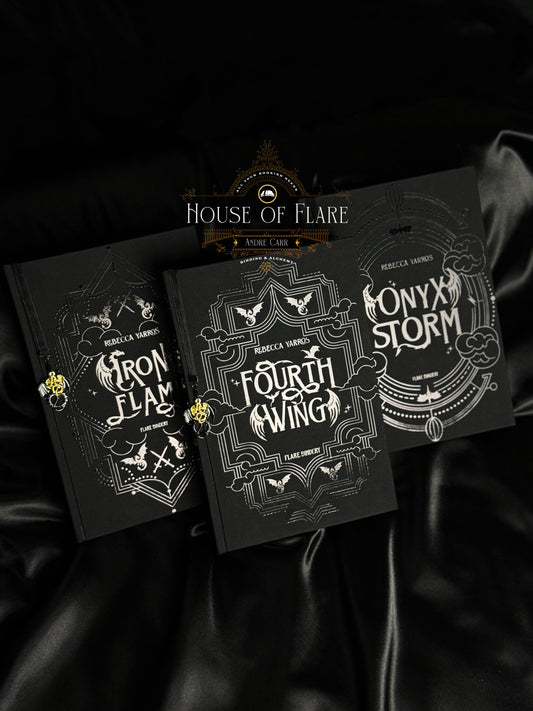 Fourth Wing Trilogy – Obsidian Edition MADE TO ORDER Custom Rebound