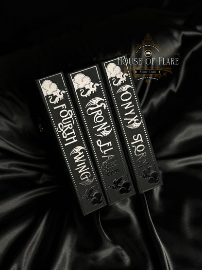 Fourth Wing Trilogy – Obsidian Edition MADE TO ORDER Custom Rebound