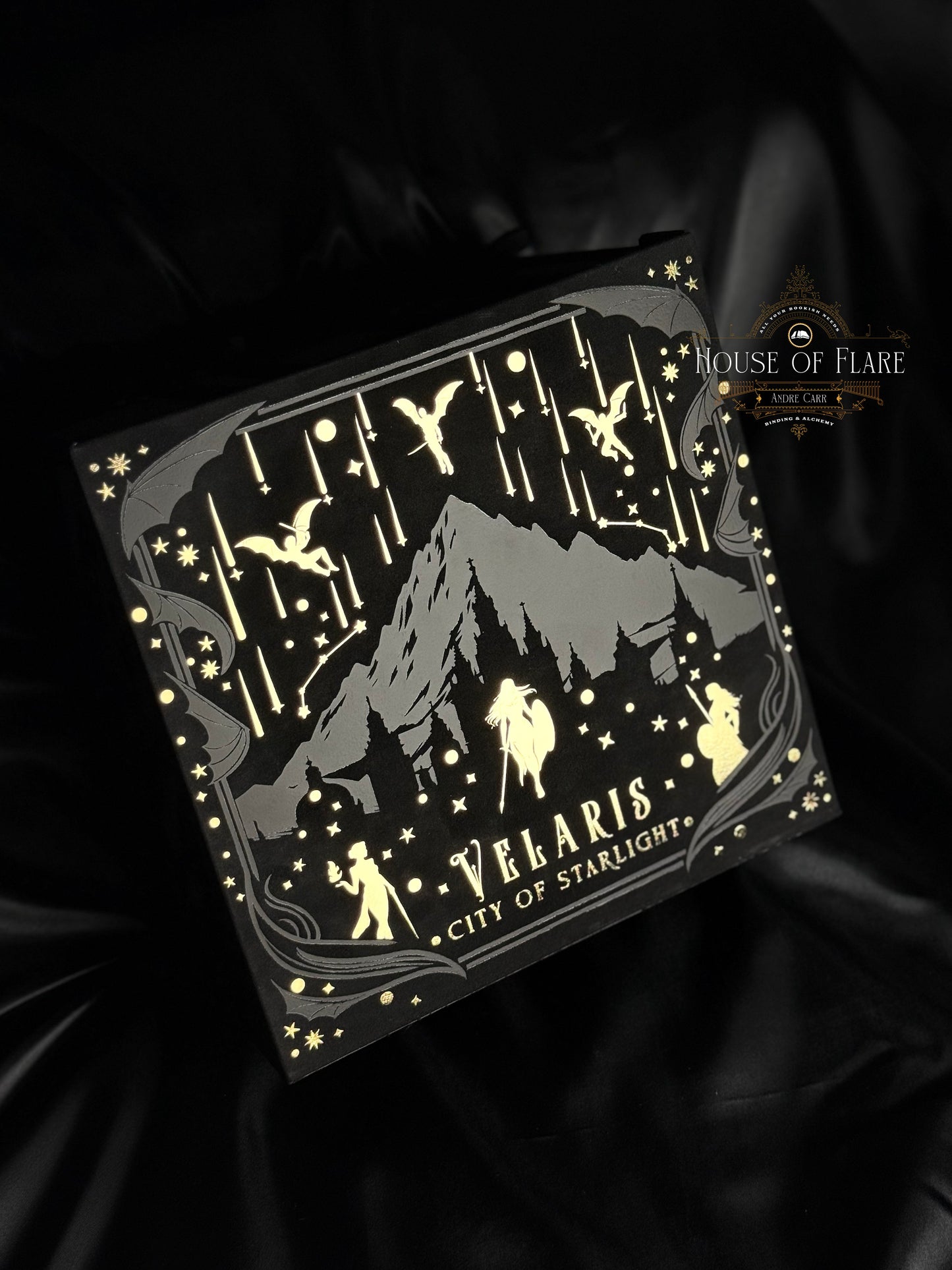 ACOTAR Nightfall Edition – Complete 5 Book Set with Custom Case (Made to order – custom rebound)