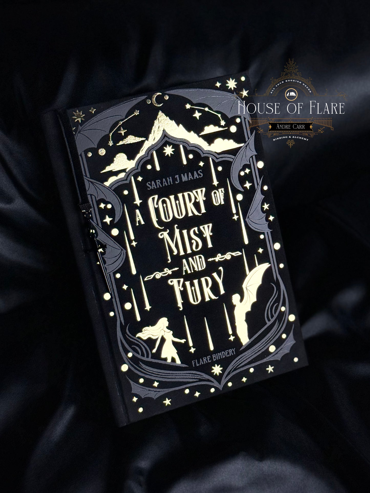 ACOTAR Nightfall Edition – Complete 5 Book Set with Custom Case (Made to order – custom rebound)