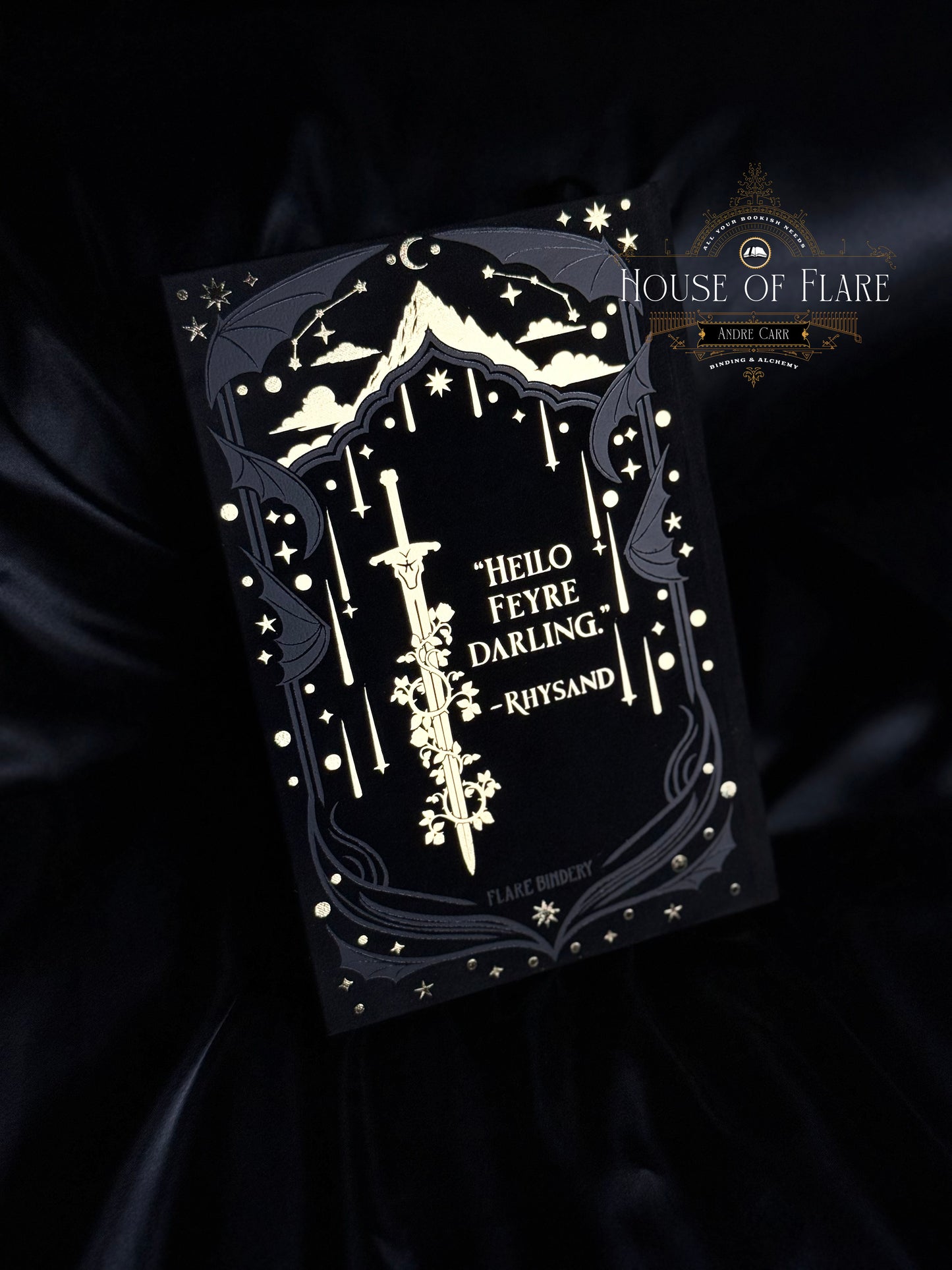 ACOTAR Nightfall Edition – Complete 5 Book Set with Custom Case (Made to order – custom rebound)