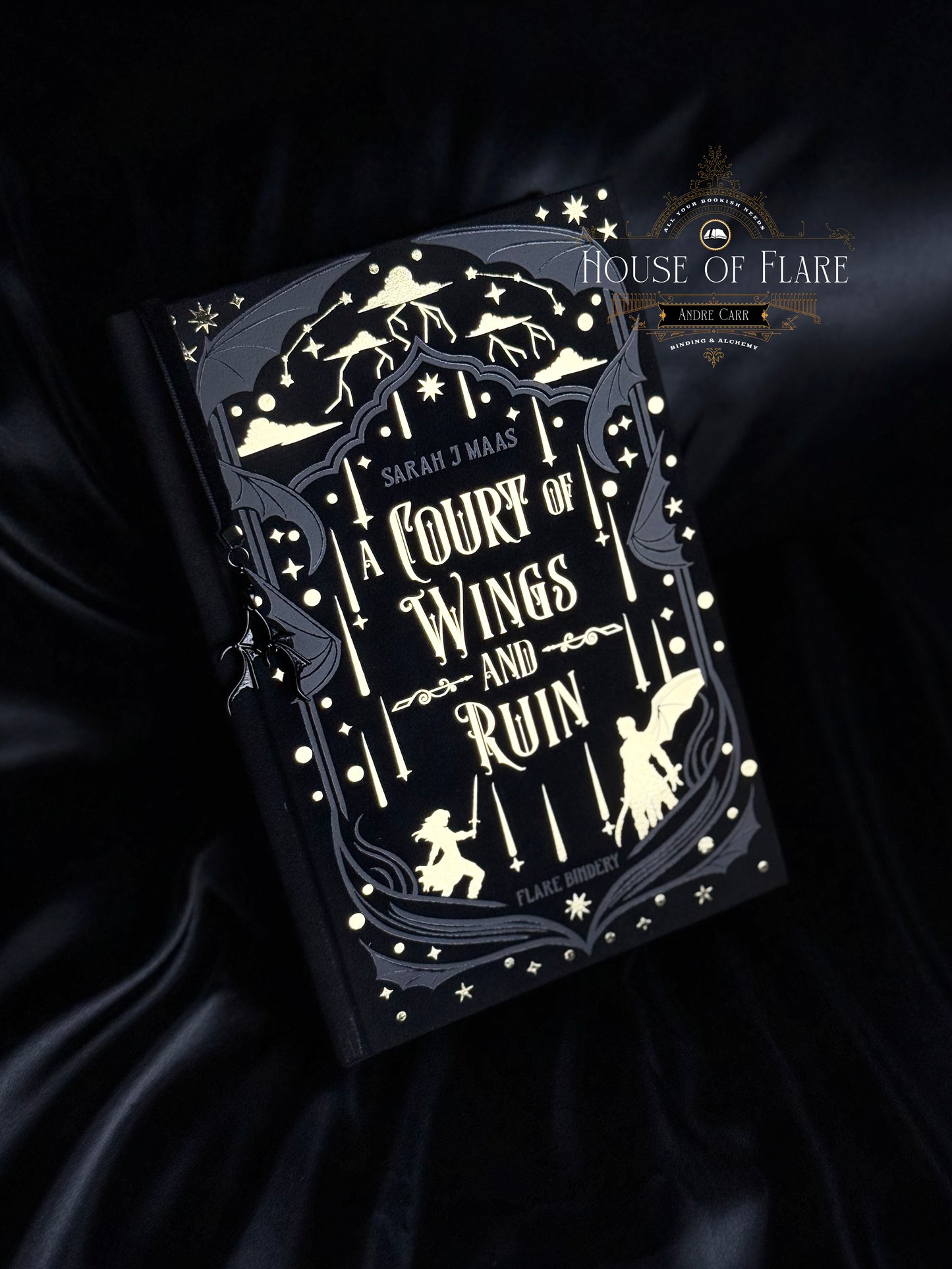 ACOTAR Nightfall Edition – Complete 5 Book Set with Custom Case (Made to order – custom rebound)