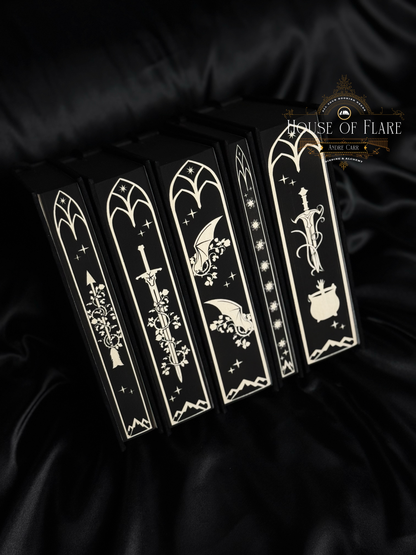 ACOTAR Nightfall Edition – Complete 5 Book Set with Custom Case (Made to order – custom rebound)