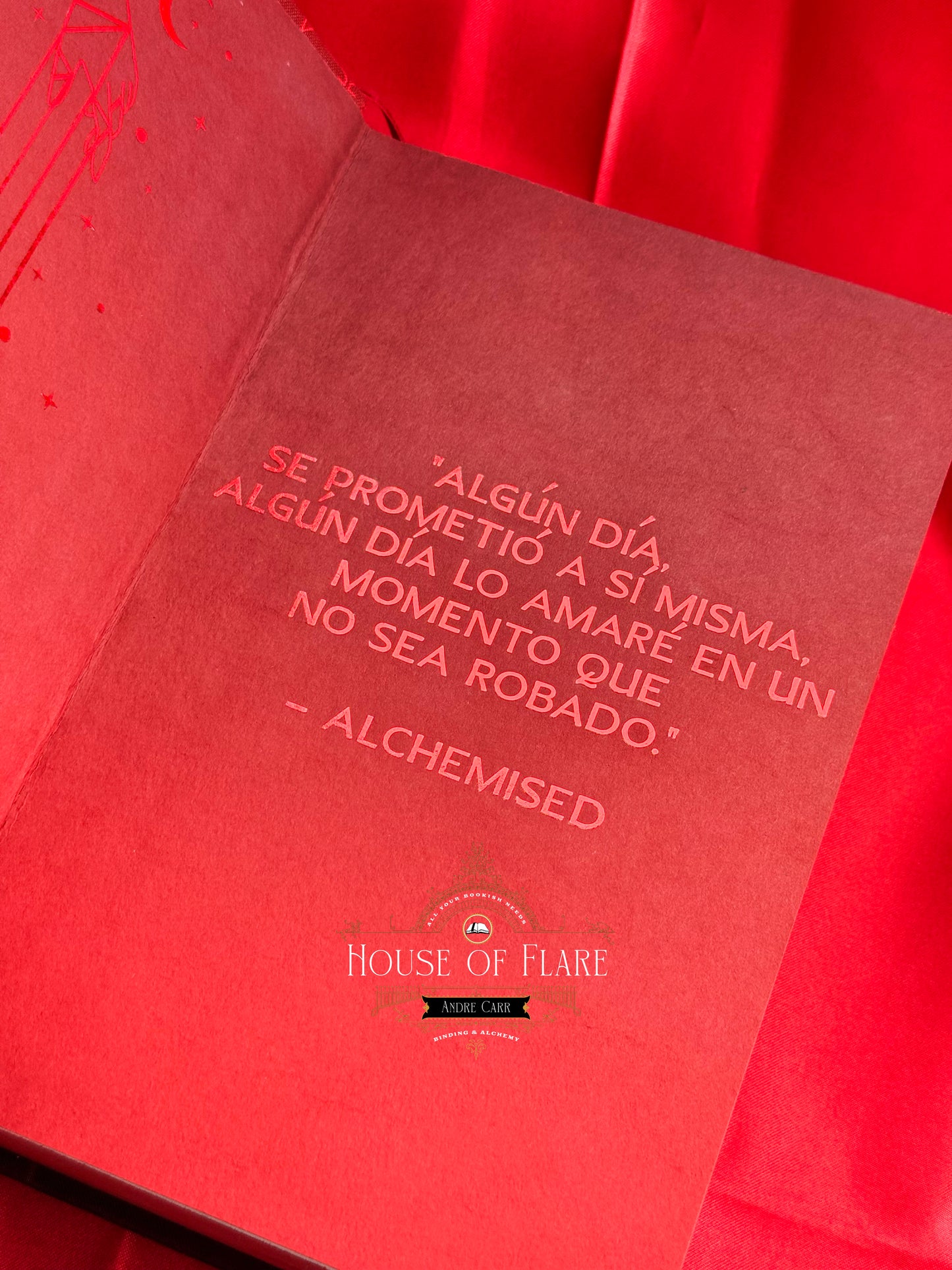 Alchemised (ESPAÑOL) Edición Escarlata | Con o sin estuche | Personalizado | Reencuadernado | Hecho por encargo