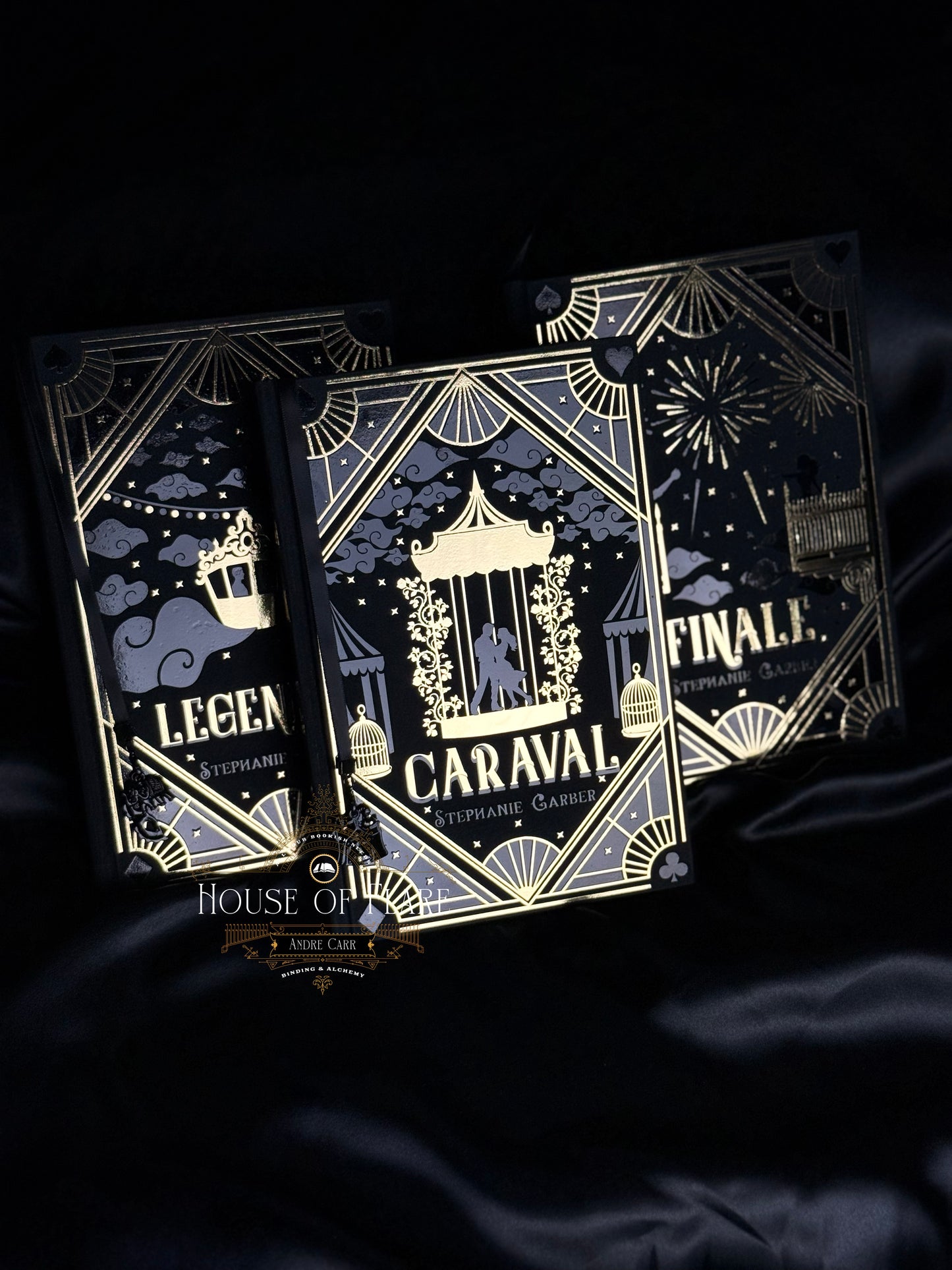 Caraval Series – Black & Gold Editions | Custom | Rebound