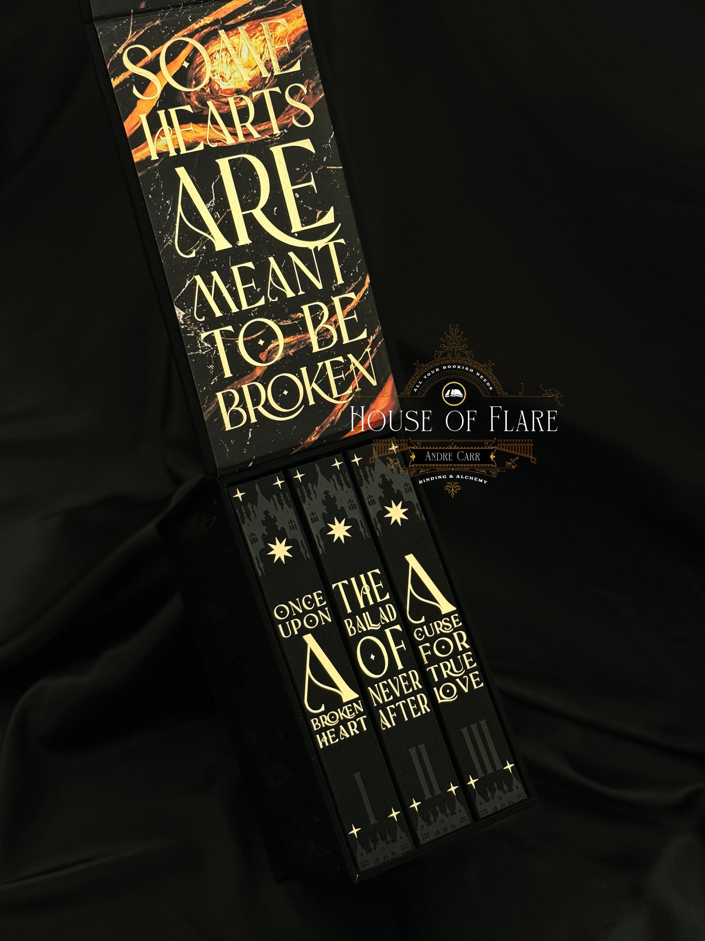 Once Upon A Broken Heart Series – Black & Gold Editions | Custom | Rebound
