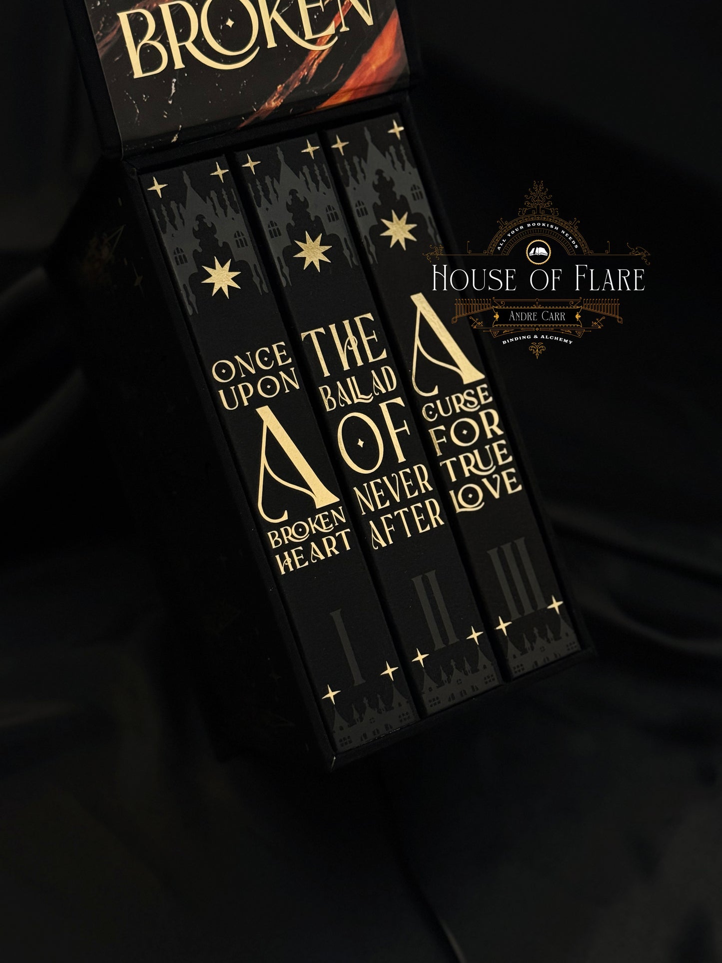 Once Upon A Broken Heart Series – Black & Gold Editions | Custom | Rebound