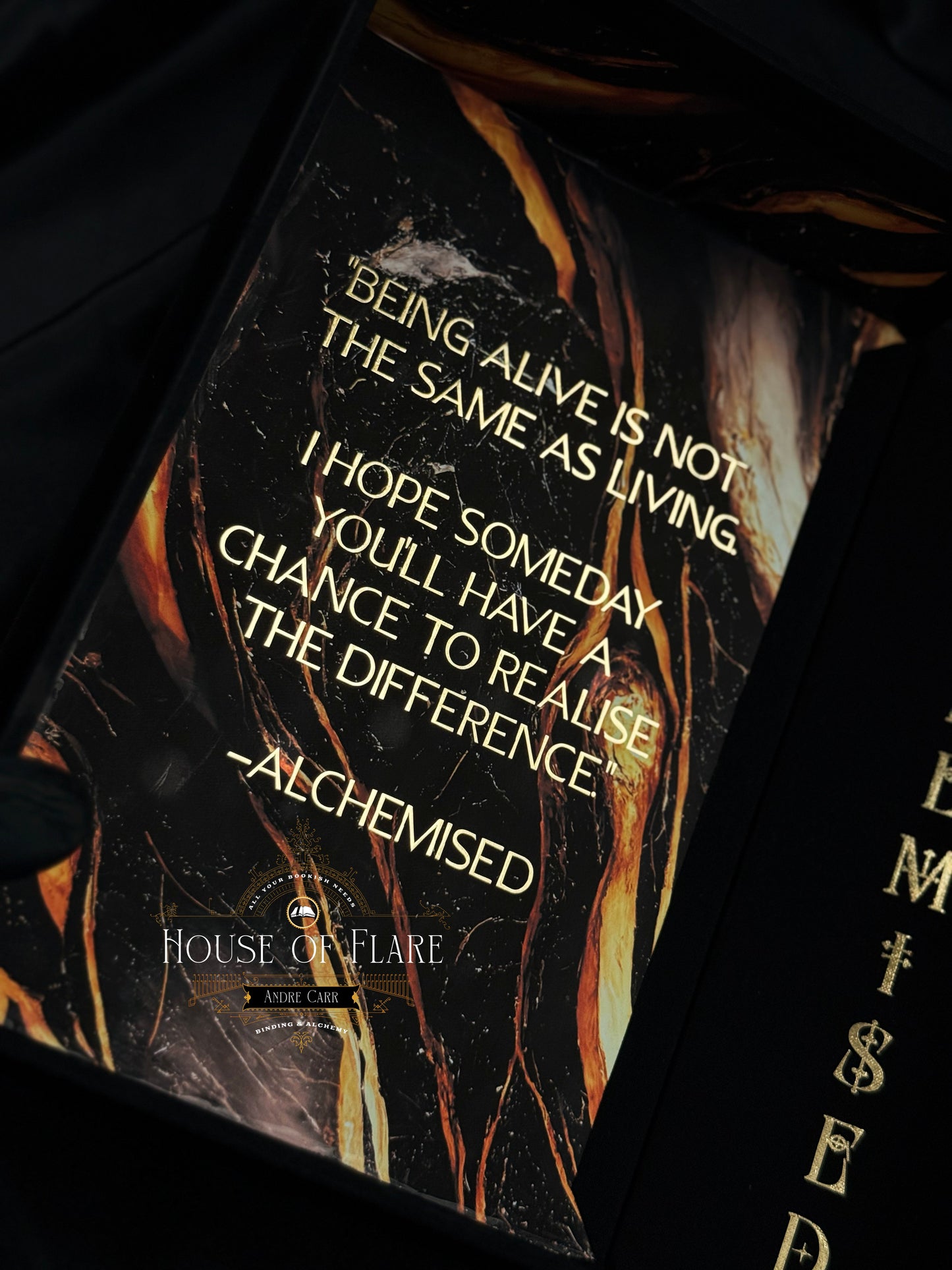 Alchemised Black & Gold Edition | With or Without Case | Custom | Rebound | Made to order