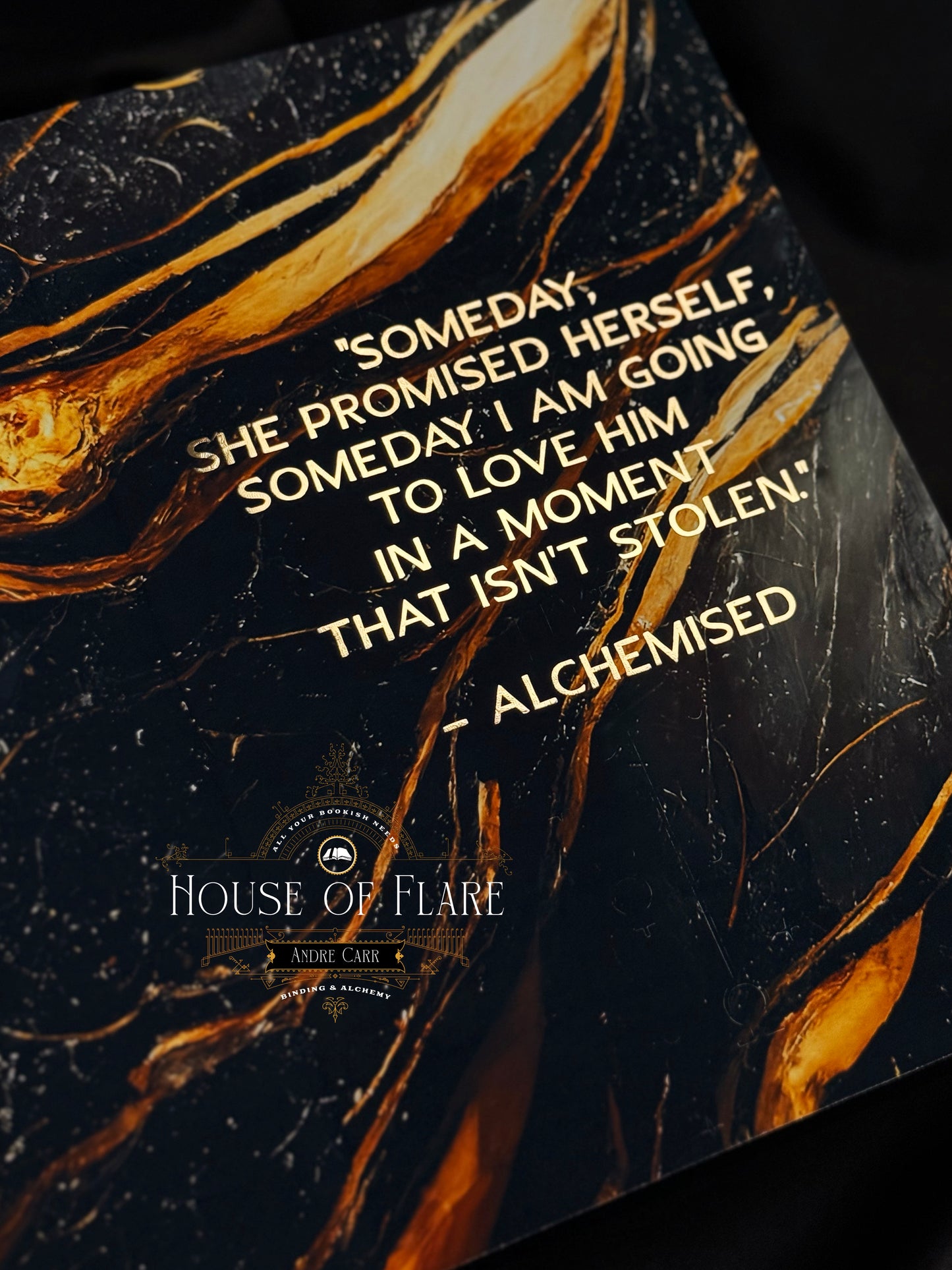 Alchemised Black & Gold Edition | With or Without Case | Custom | Rebound | Made to order