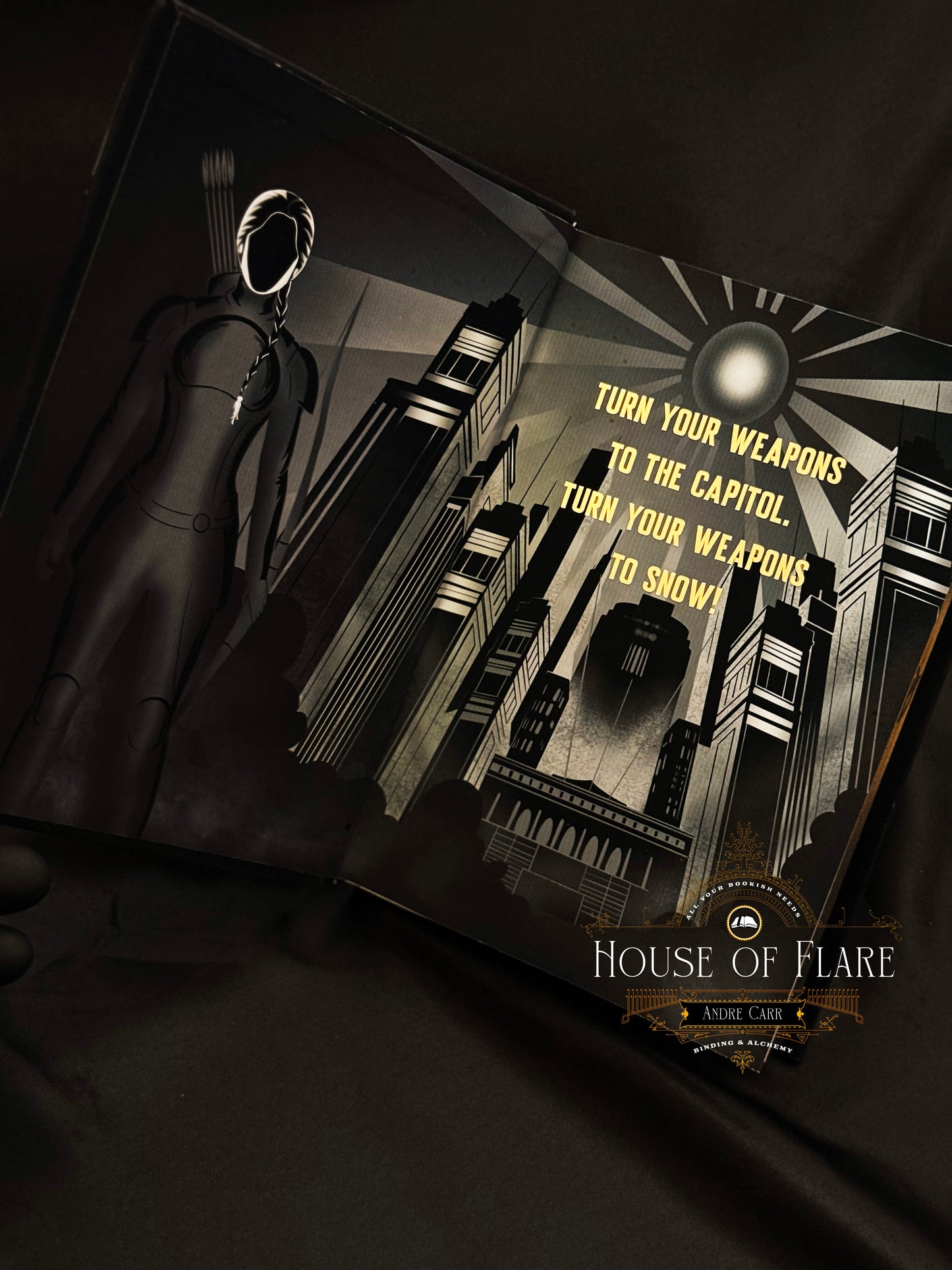 The Hunger Games | MOCKINGJAY Black&Gold | Custom | Rebound | Made-to-Order