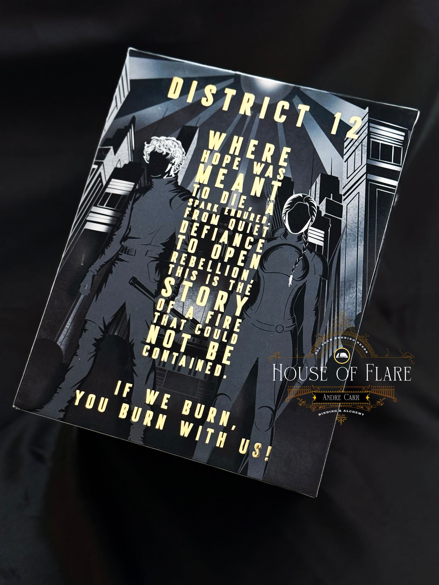 The Hunger Games | MOCKINGJAY Black&Gold | Custom | Rebound | Made-to-Order