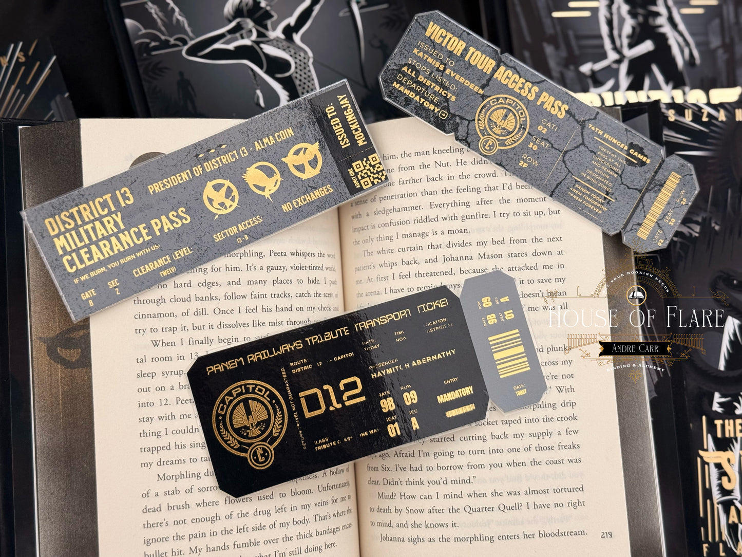 The Hunger Games | MOCKINGJAY Black&Gold | Custom | Rebound | Made-to-Order