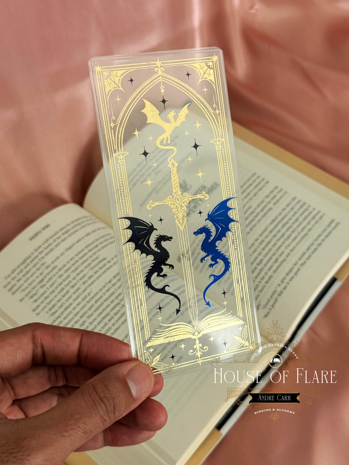 Trinity Dragons | Transparent Bookmark