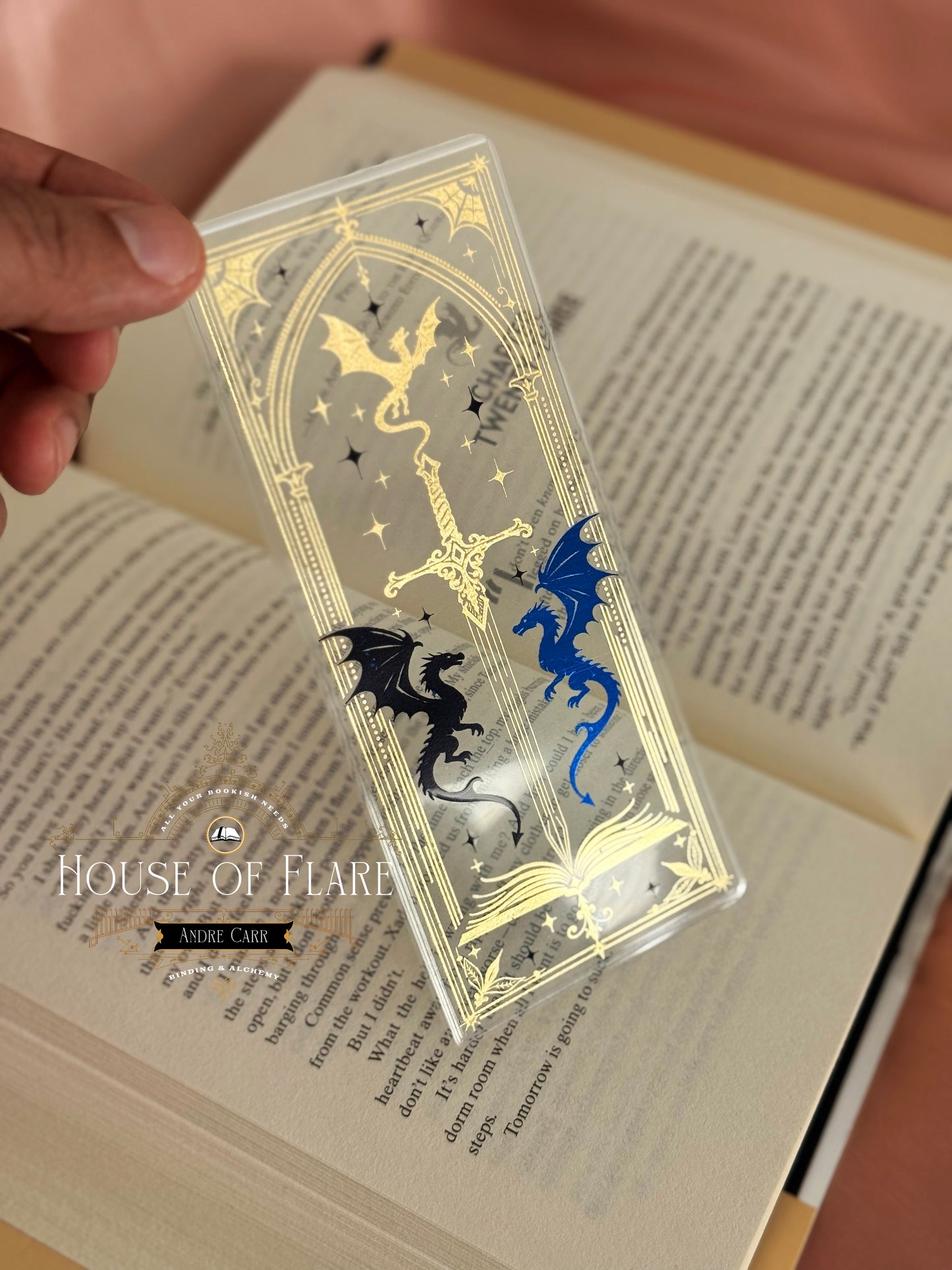Trinity Dragons | Transparent Bookmark