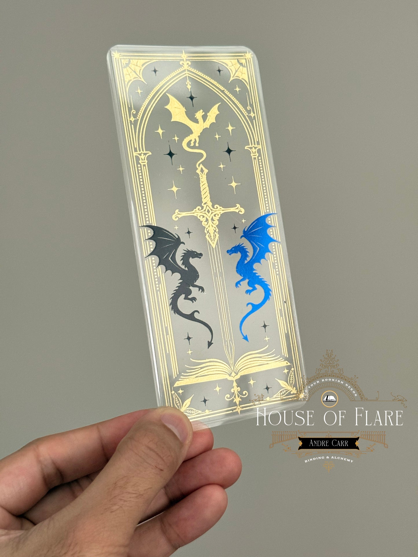 Trinity Dragons | Transparent Bookmark