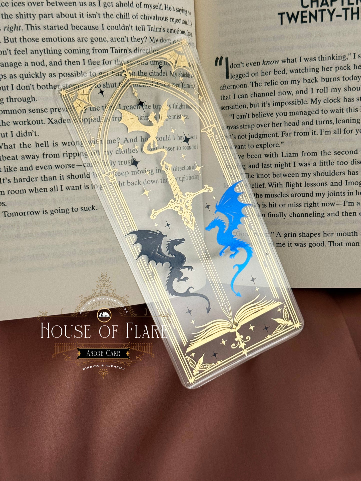 Trinity Dragons | Transparent Bookmark