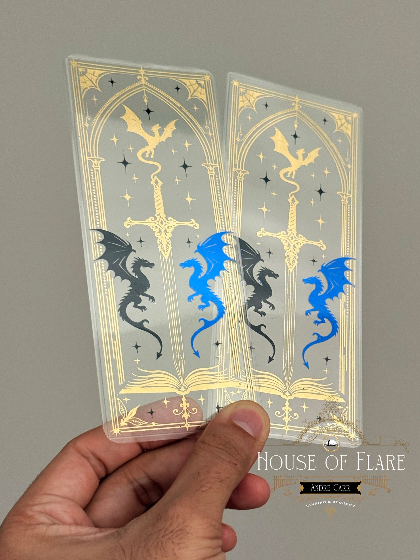 Trinity Dragons | Transparent Bookmark