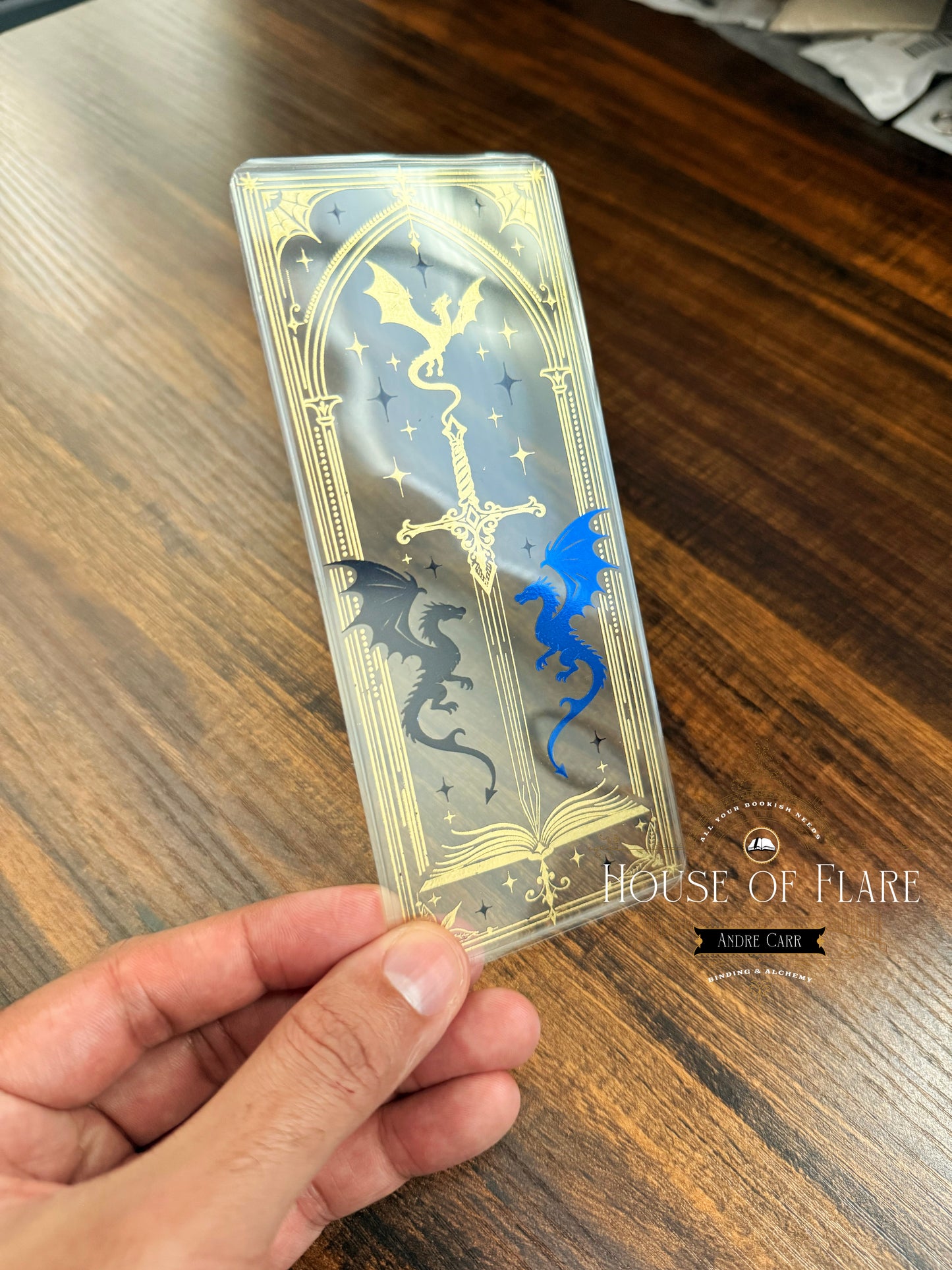 Trinity Dragons | Transparent Bookmark