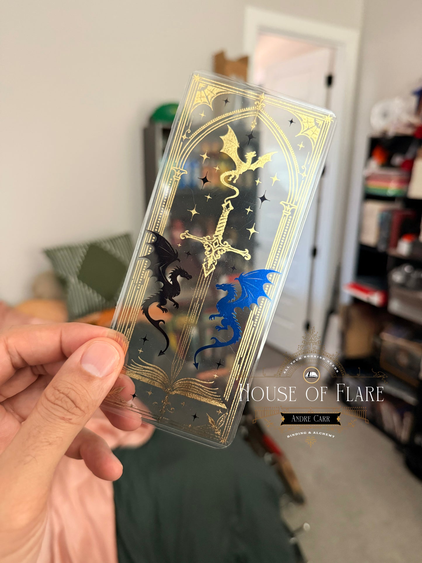Trinity Dragons | Transparent Bookmark