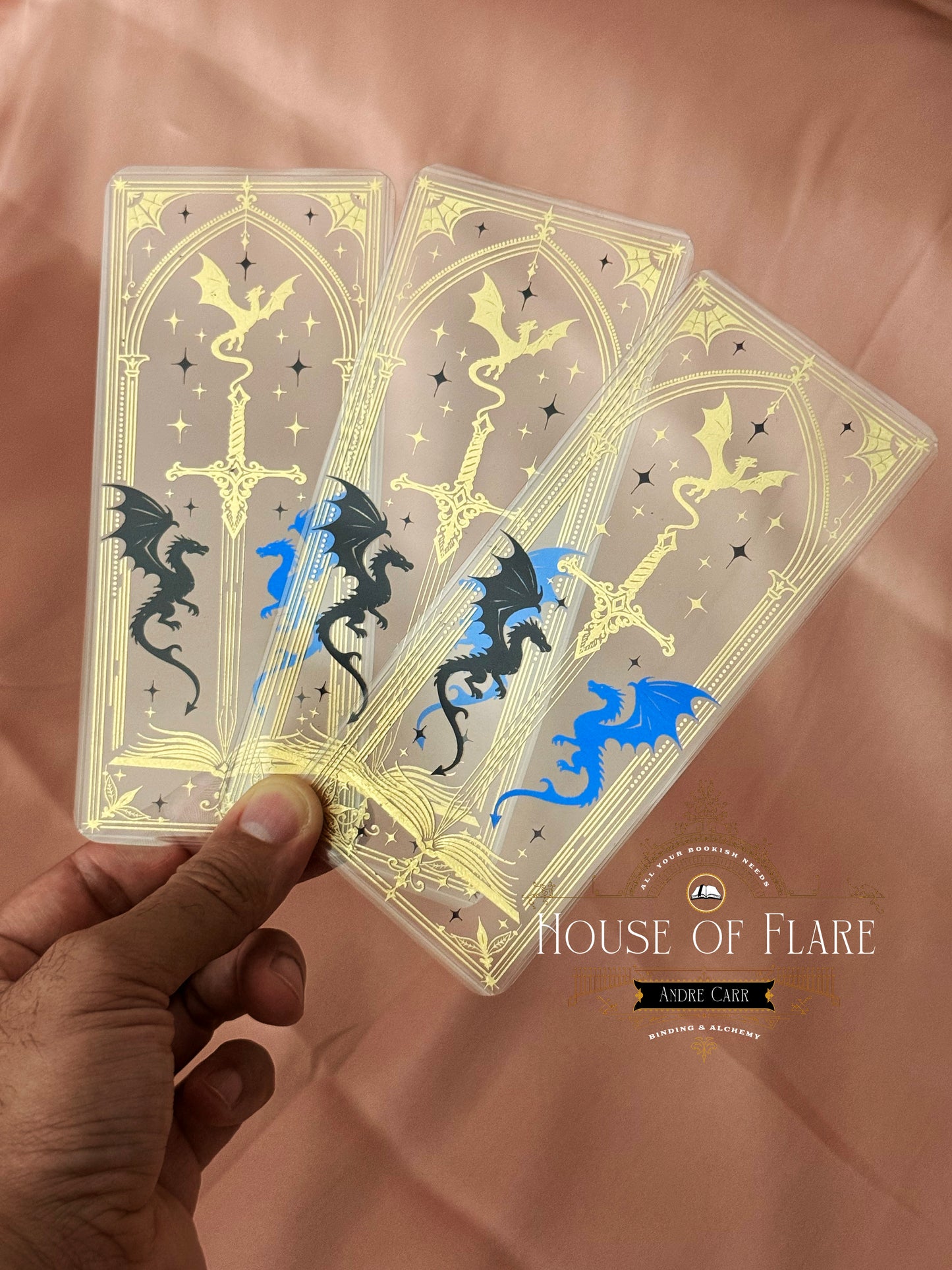 Trinity Dragons | Transparent Bookmark