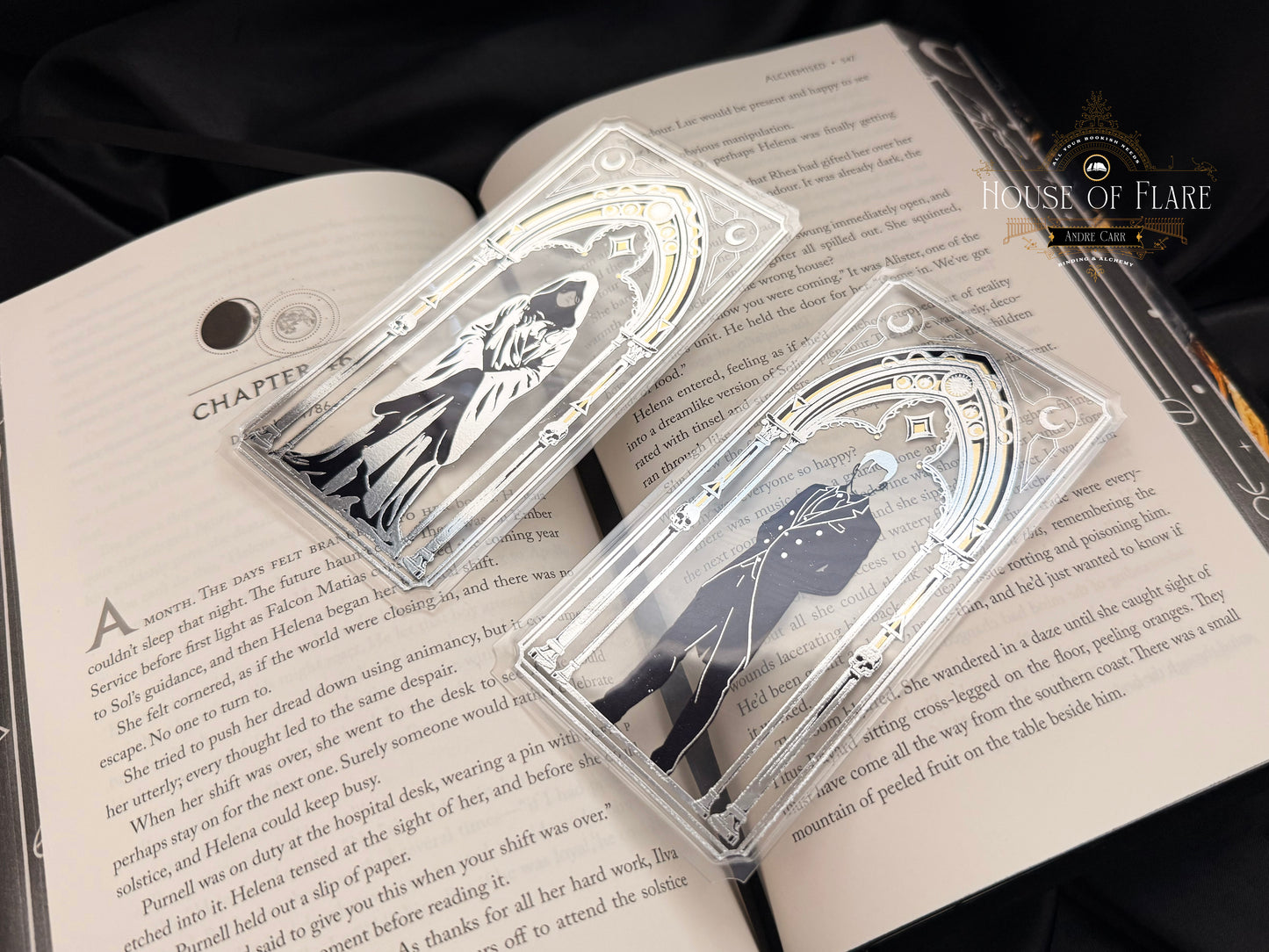 Alchemy | Distressed Transparent Bookmarks