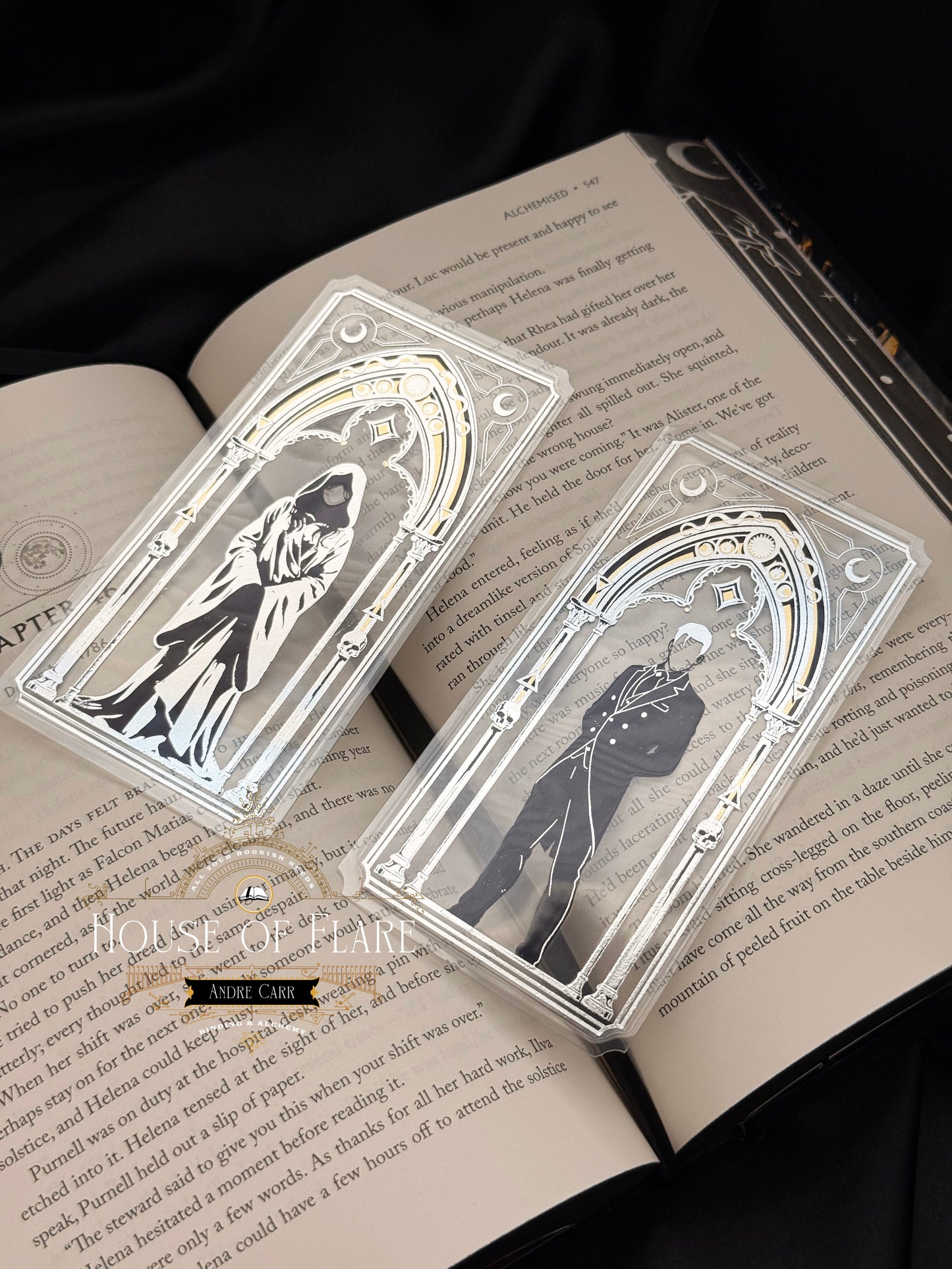 Alchemy | Distressed Transparent Bookmarks