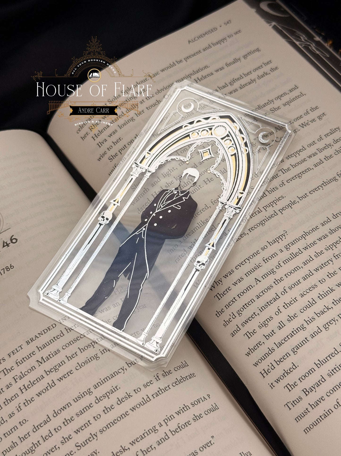Alchemy | Distressed Transparent Bookmarks