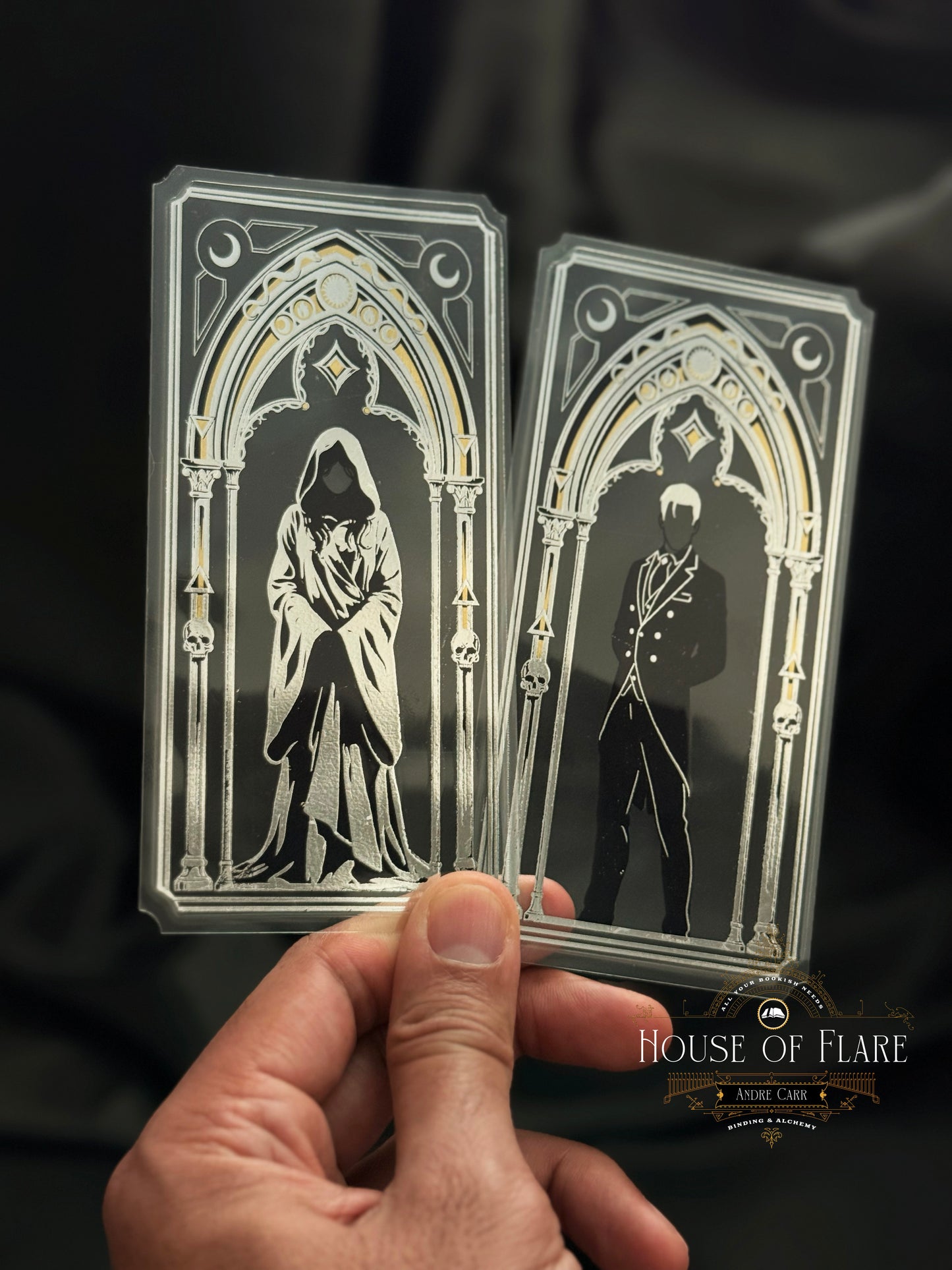 Alchemy | Distressed Transparent Bookmarks