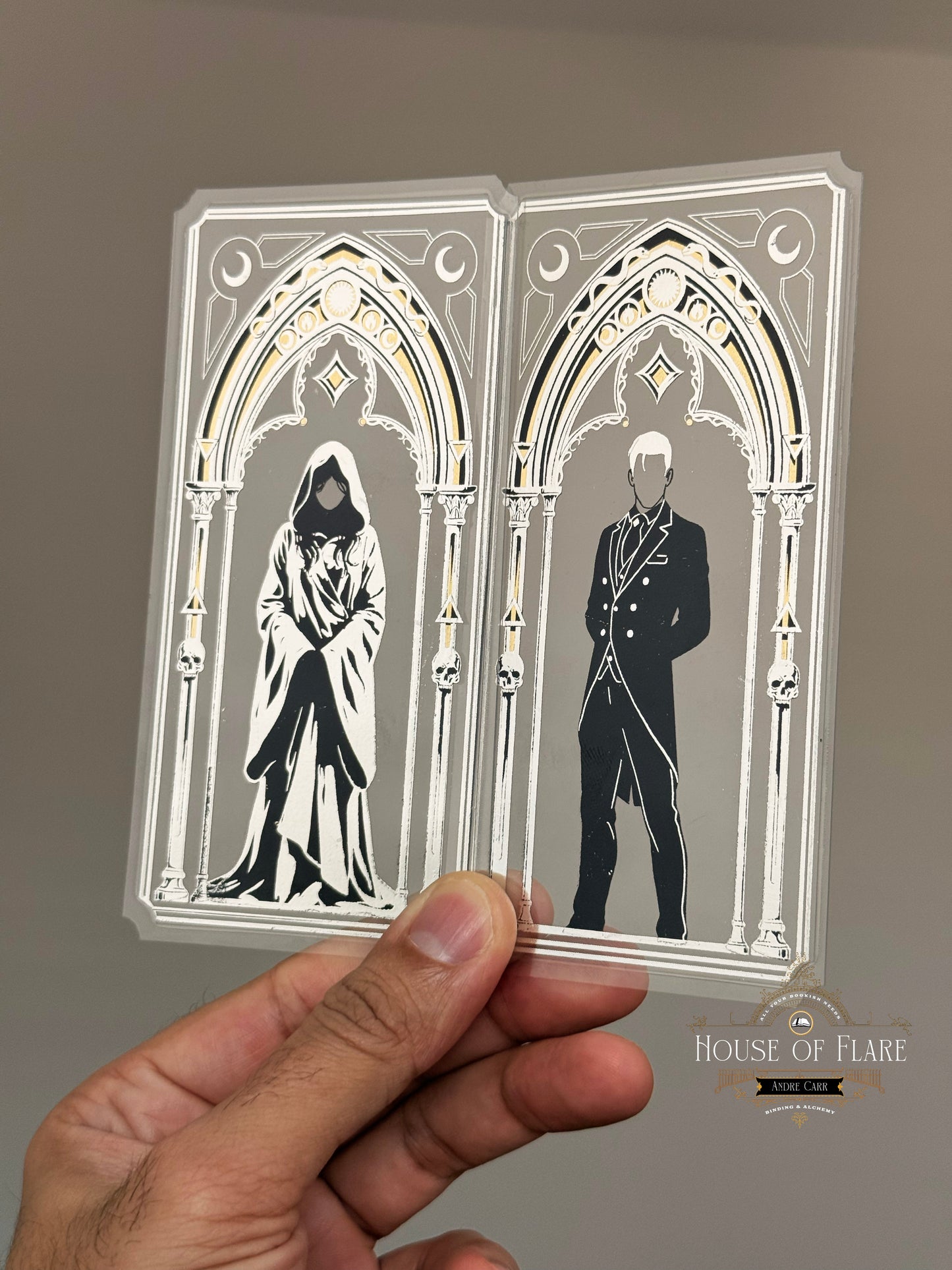Alchemy | Distressed Transparent Bookmarks