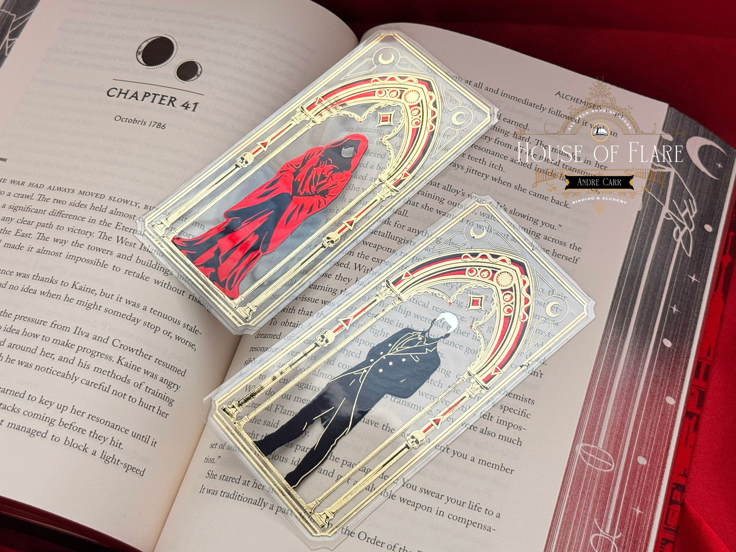 Alchemy | Distressed Transparent Bookmarks