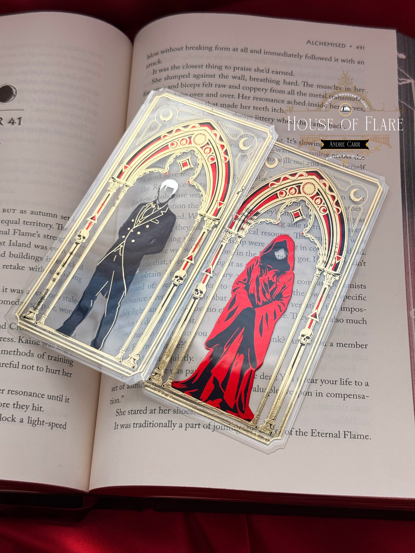 Alchemy | Distressed Transparent Bookmarks