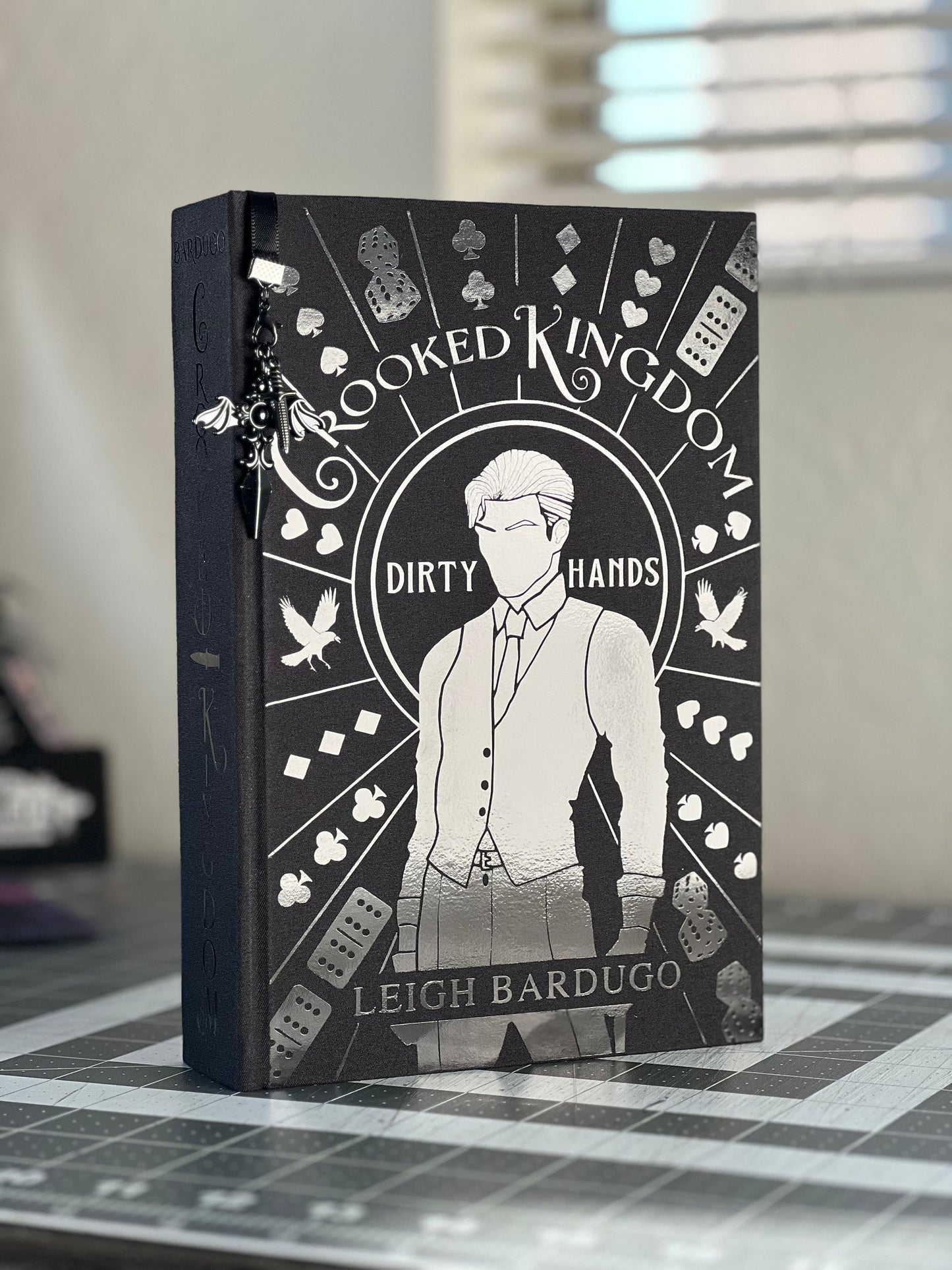 The Six of Crows Darkened Duology Handcrafted Rebound Rebind Hardcover by Leigh Bardugo