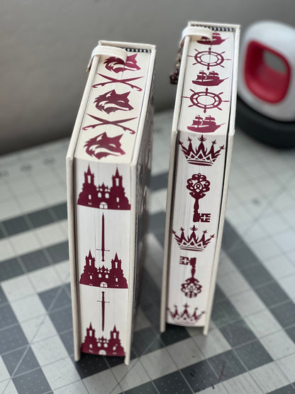 King of Scars & Rule of Wolves by Leigh Bardugo Handcrafted Rebounded Hardcover Special Edition Rebind