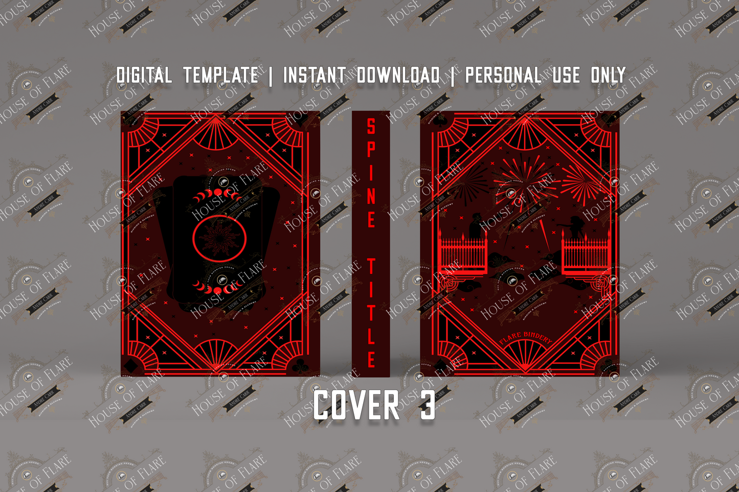 Maroon Circus | DIGITAL TEMPLATES