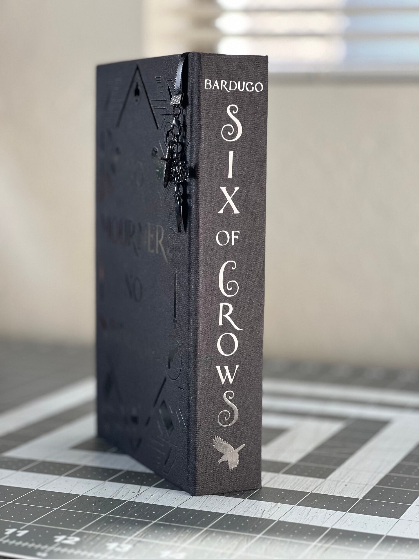 The Six of Crows Darkened Duology Handcrafted Rebound Rebind Hardcover by Leigh Bardugo
