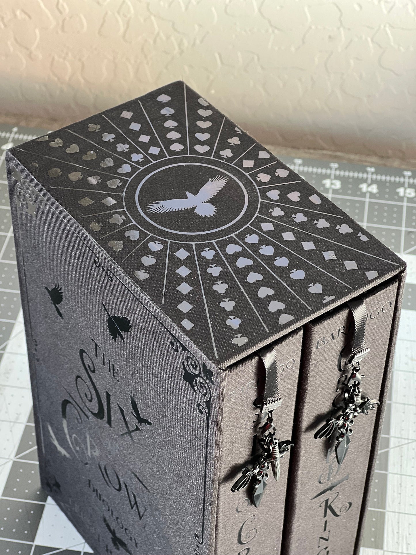 The Six of Crows Darkened Duology Handcrafted Rebound Rebind Hardcover by Leigh Bardugo