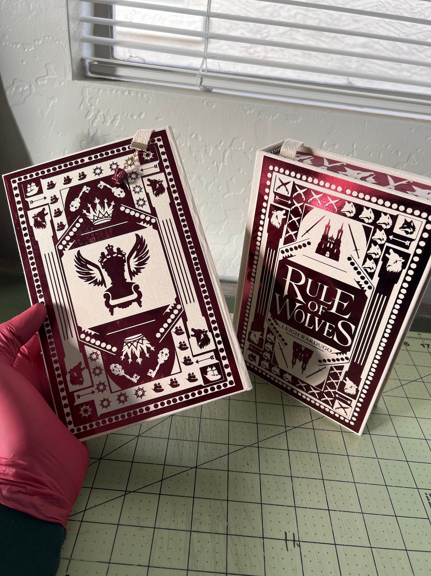 King of Scars & Rule of Wolves by Leigh Bardugo Handcrafted Rebounded Hardcover Special Edition Rebind