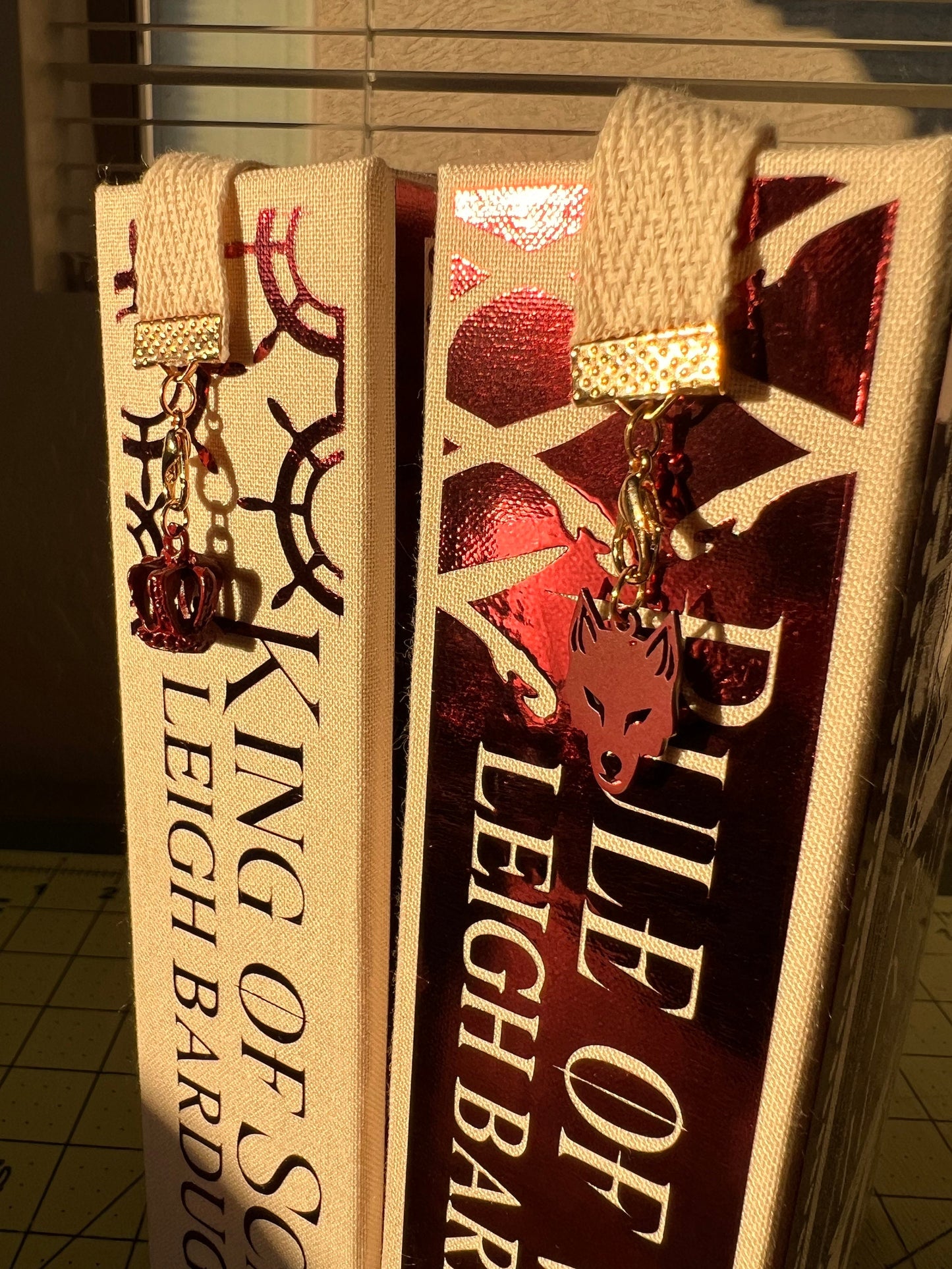 King of Scars & Rule of Wolves by Leigh Bardugo Handcrafted Rebounded Hardcover Special Edition Rebind