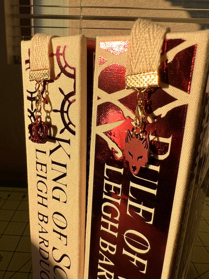 King of Scars & Rule of Wolves by Leigh Bardugo Handcrafted Rebounded Hardcover Special Edition Rebind