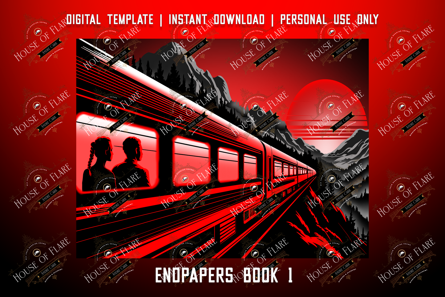 Red Rebellion Series | DIGITAL TEMPLATES
