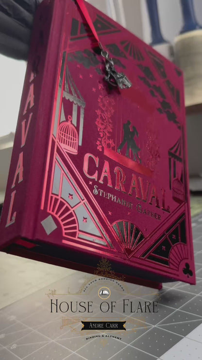 Caraval Series (WITH CASE) – Maroon Illusionist Edition | Custom | Rebound